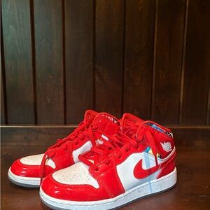 Nike Red and White Women's Sneakers